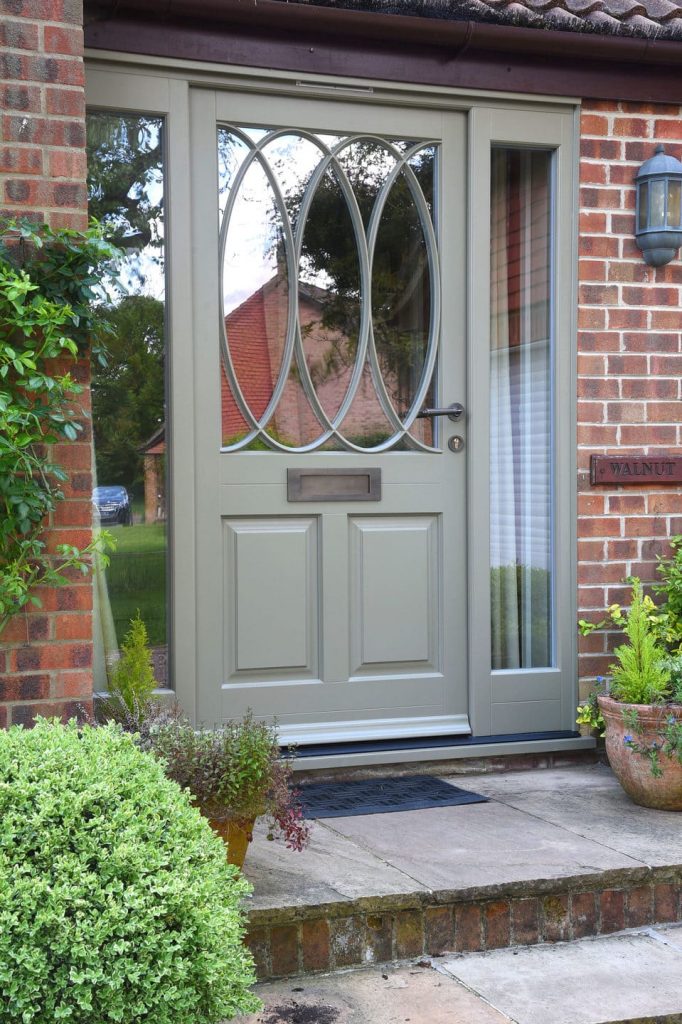 Bespoke chartwell green timber door