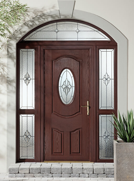 Brown Apeer composite door