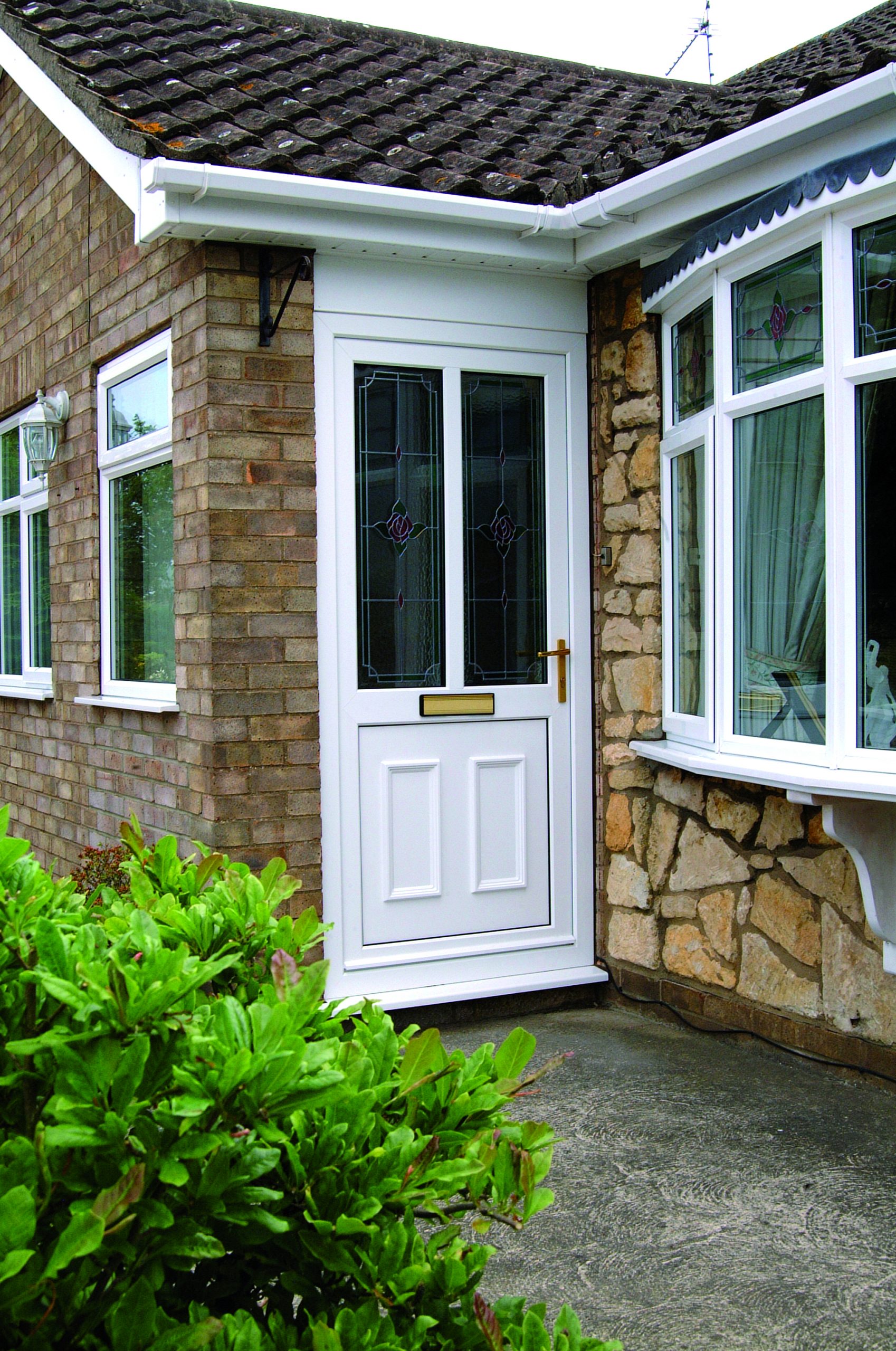 Eurocell white uPVC door