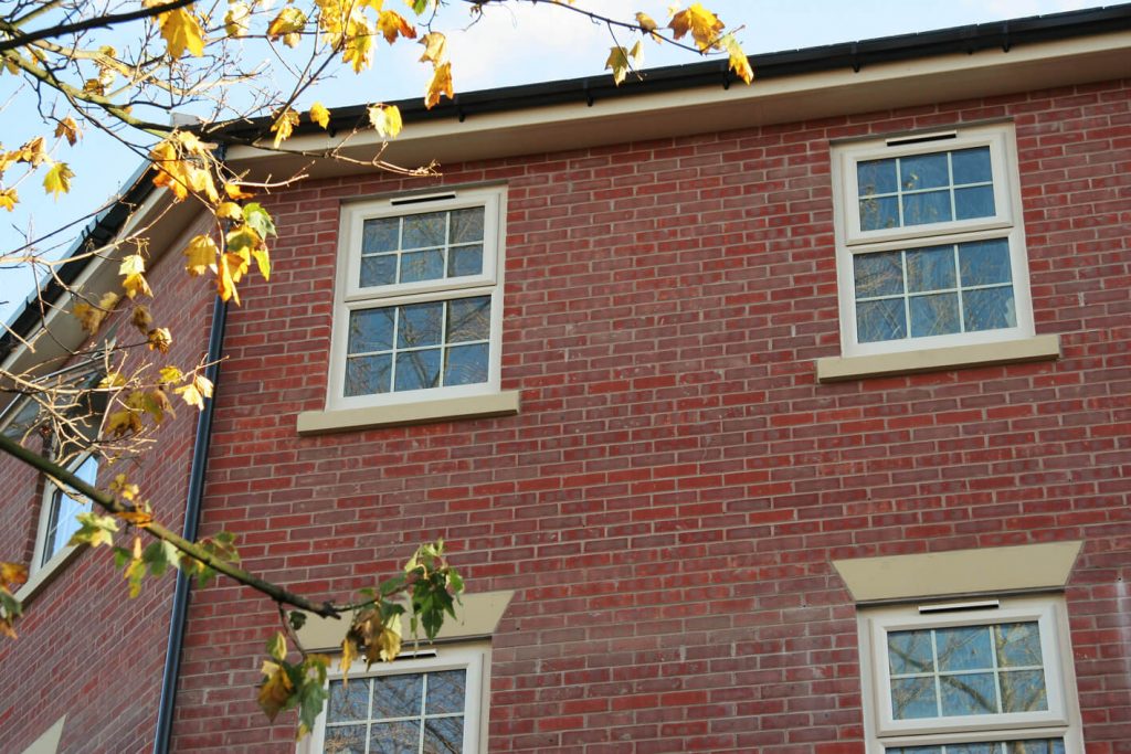 White Eurocell uPVC windows