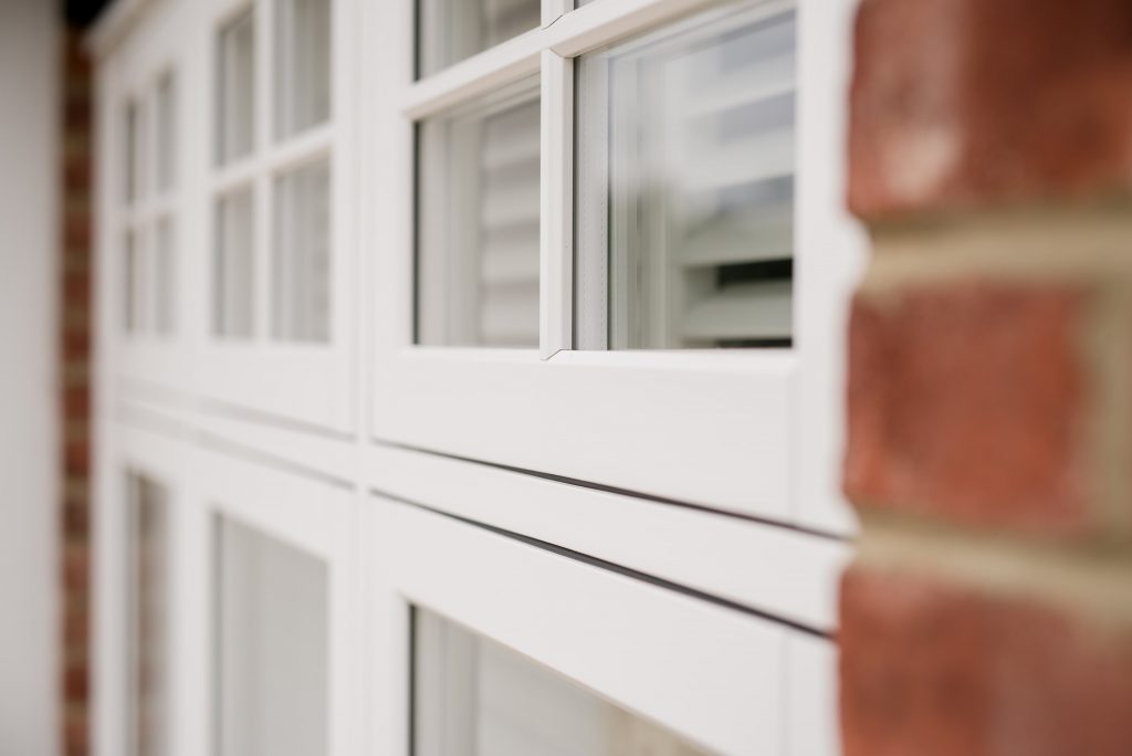 Evolution flush window close up