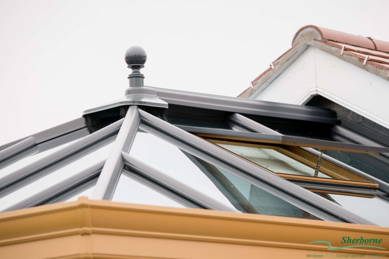 uPVC with glass roof