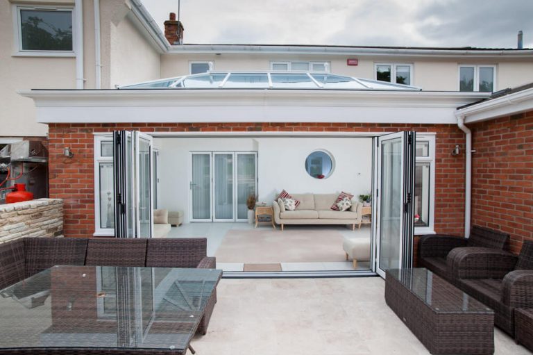 Orangery with bifold doors