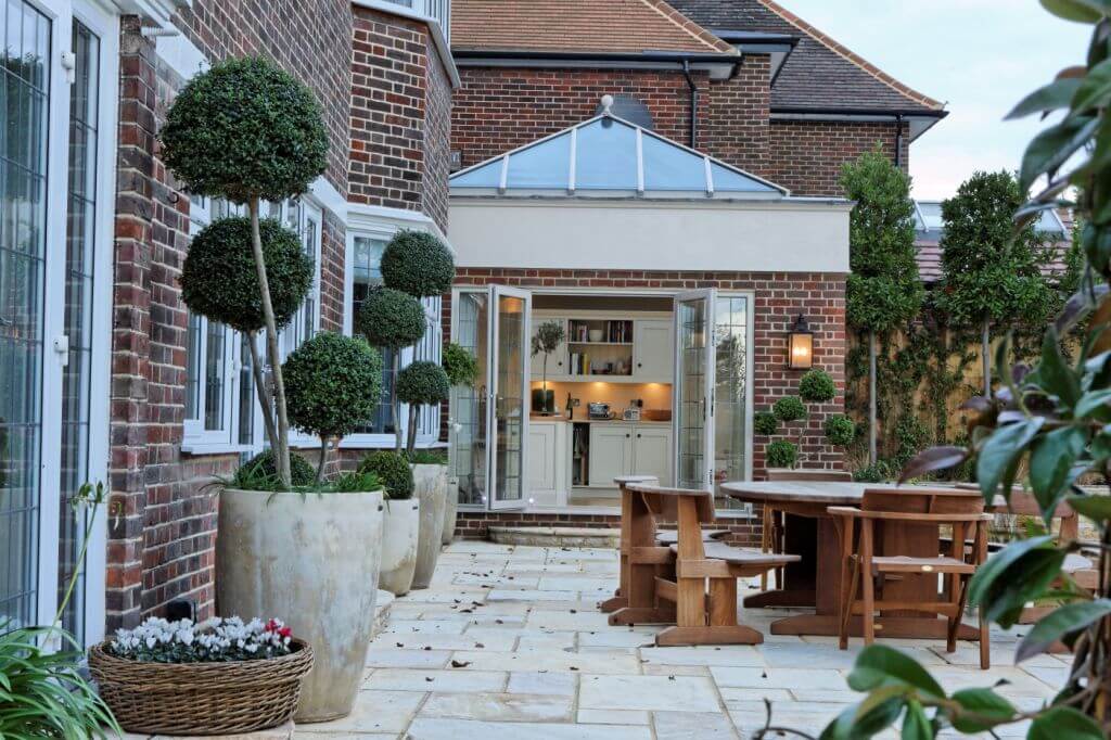 Small orangery with rooflight