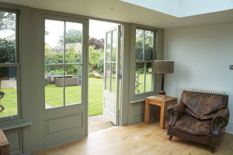 Chartwell green timber french door
