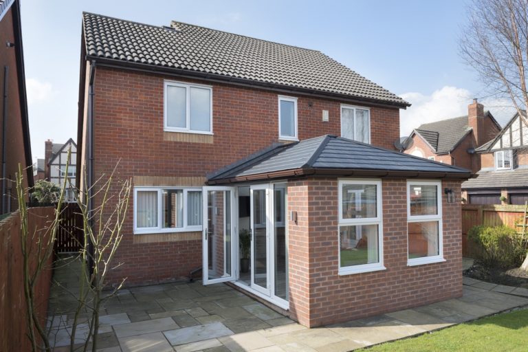 Black tiled roof replacement