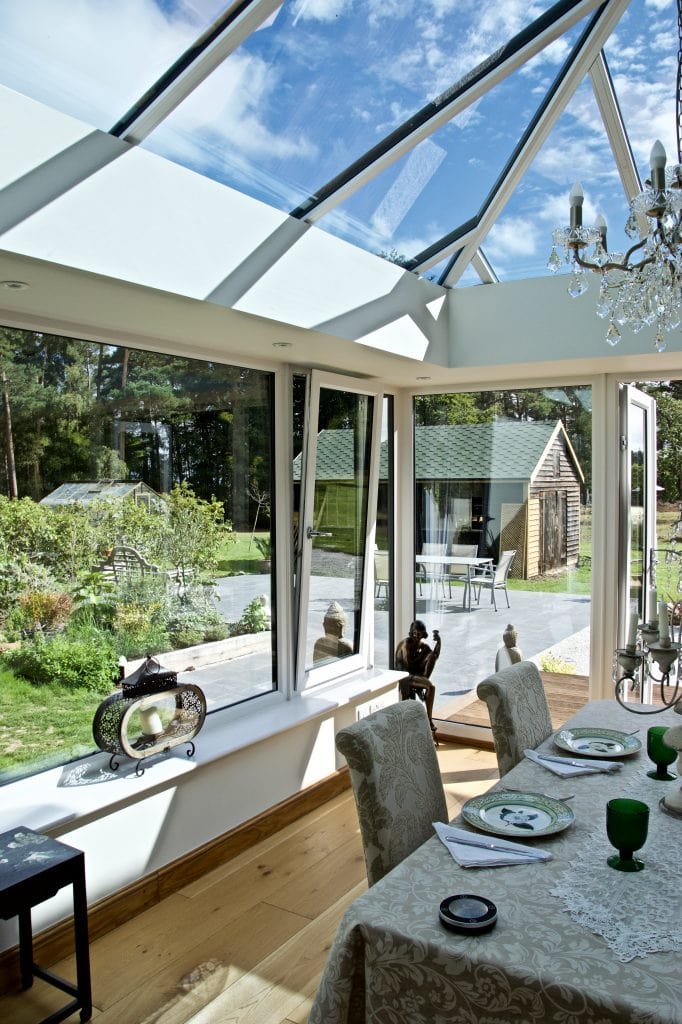 interior view of conservatory